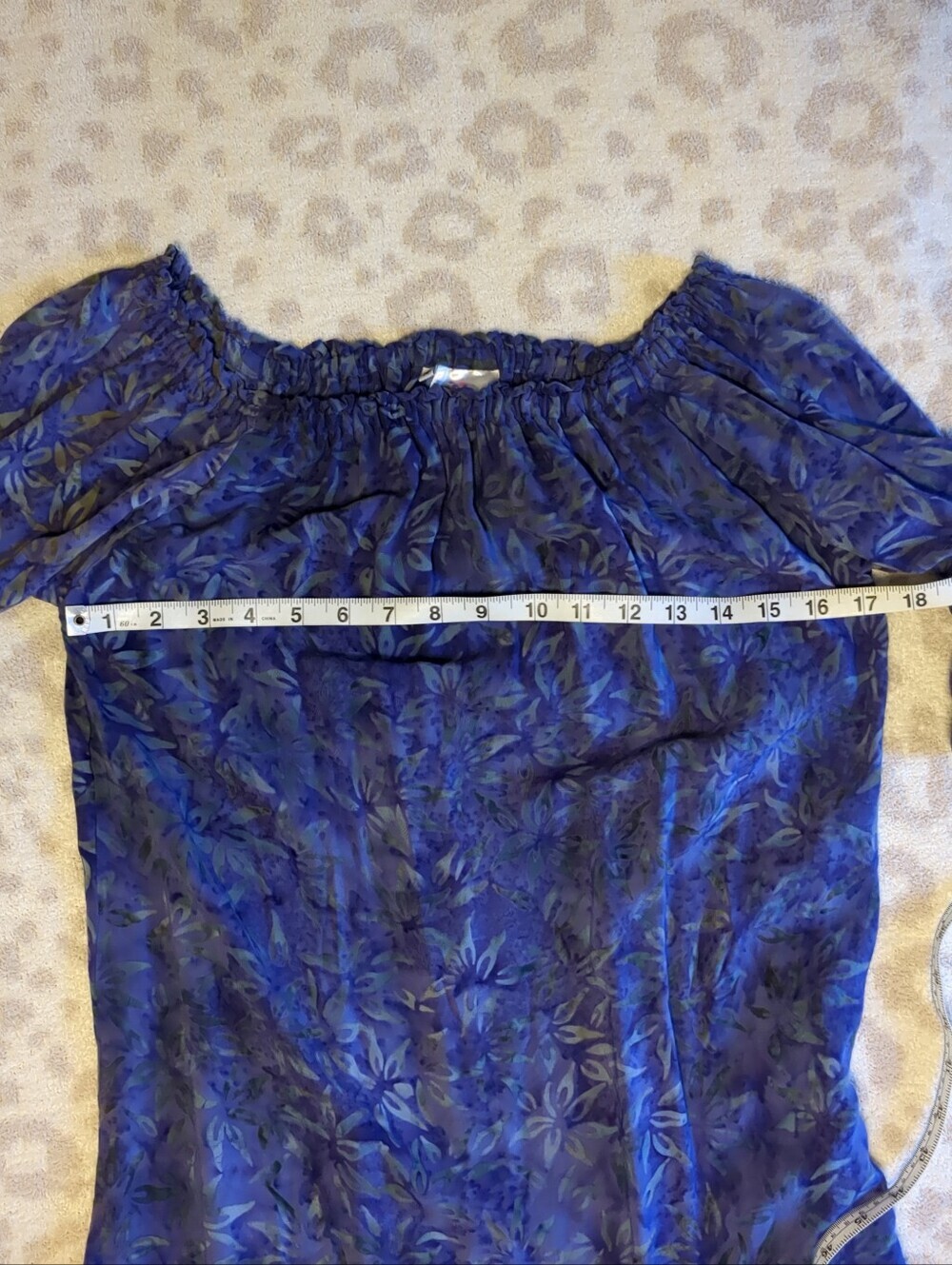 Hawaiian Muumuu Summer Sun Dress House Dress Rayon Breathable Small - Picture 6 of 8